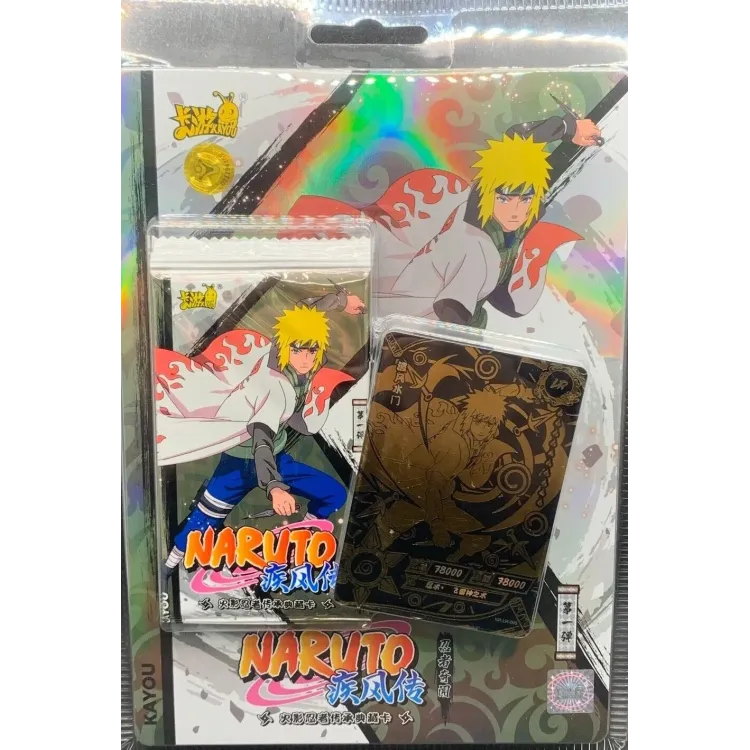 Naruto Blister 4 Booster + 1 LR Minato