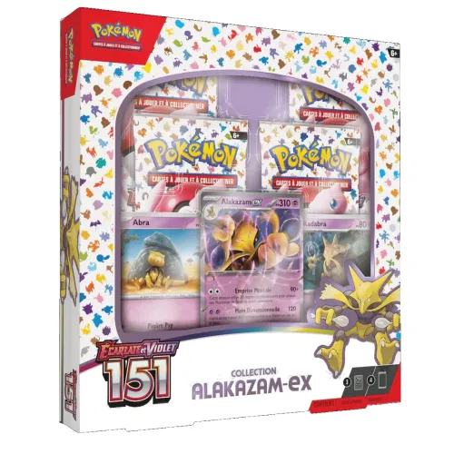 Coffret Pokémon Alakazam-Ex : EV03.5 Écarlate et Violet 151