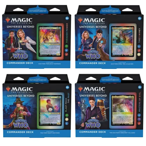 MTG Commander Deck - Docteur Who - Lot de 4 différents
