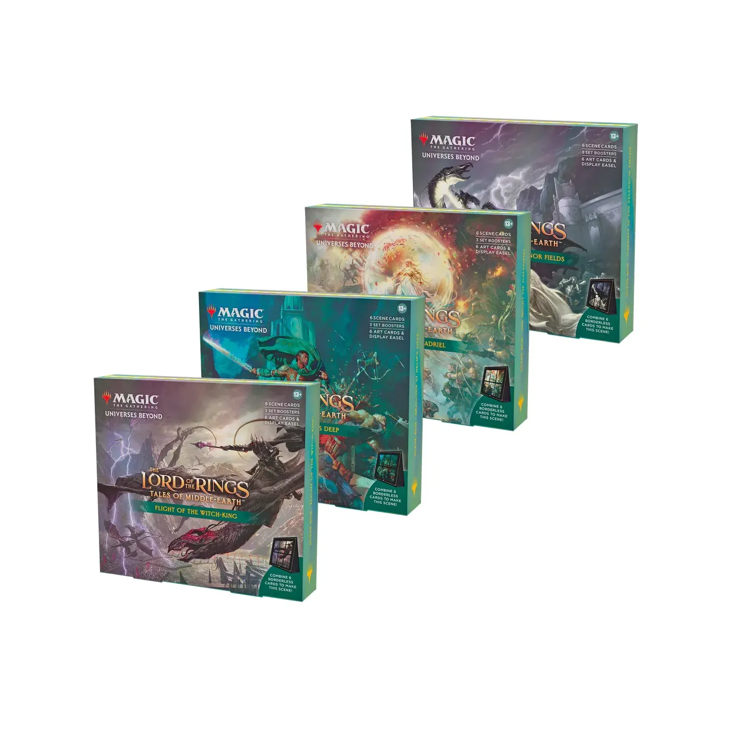 MTG 4 Coffrets scéniques - Le Seigneur des Anneaux VO