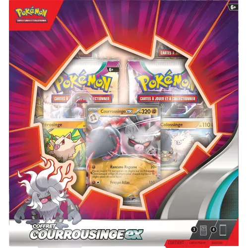 POKEMON • EV02 - Ecarlate et Violet : Evolutions à Paldea • Coffret booster • Courrousinge-EX • FR