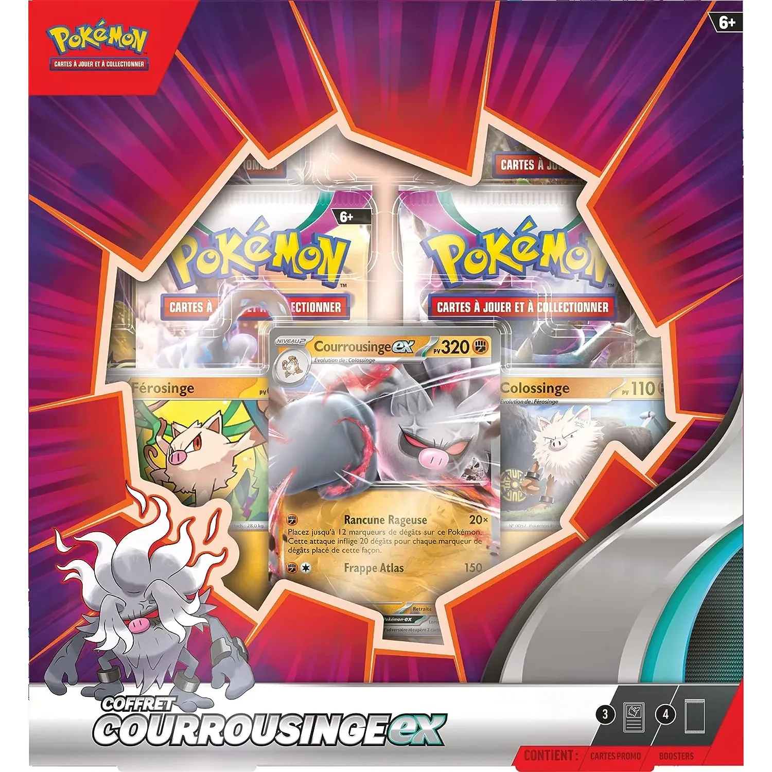 POKEMON • EV02 - Ecarlate et Violet : Evolutions à Paldea • Coffret booster • Courrousinge-EX • FR