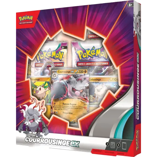 POKEMON • EV02 - Ecarlate et Violet : Evolutions à Paldea • Coffret booster • Courrousinge-EX • FR