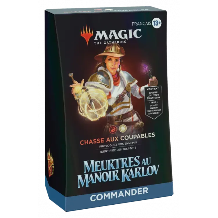 MTG • Meurtres au manoir Karlov • Commander Deck • Lot de 4 • FR