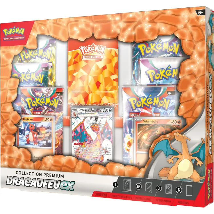 POKEMON • EV03 - Flamme Obsidienne • Coffret Booster Dracaufeu • FR
