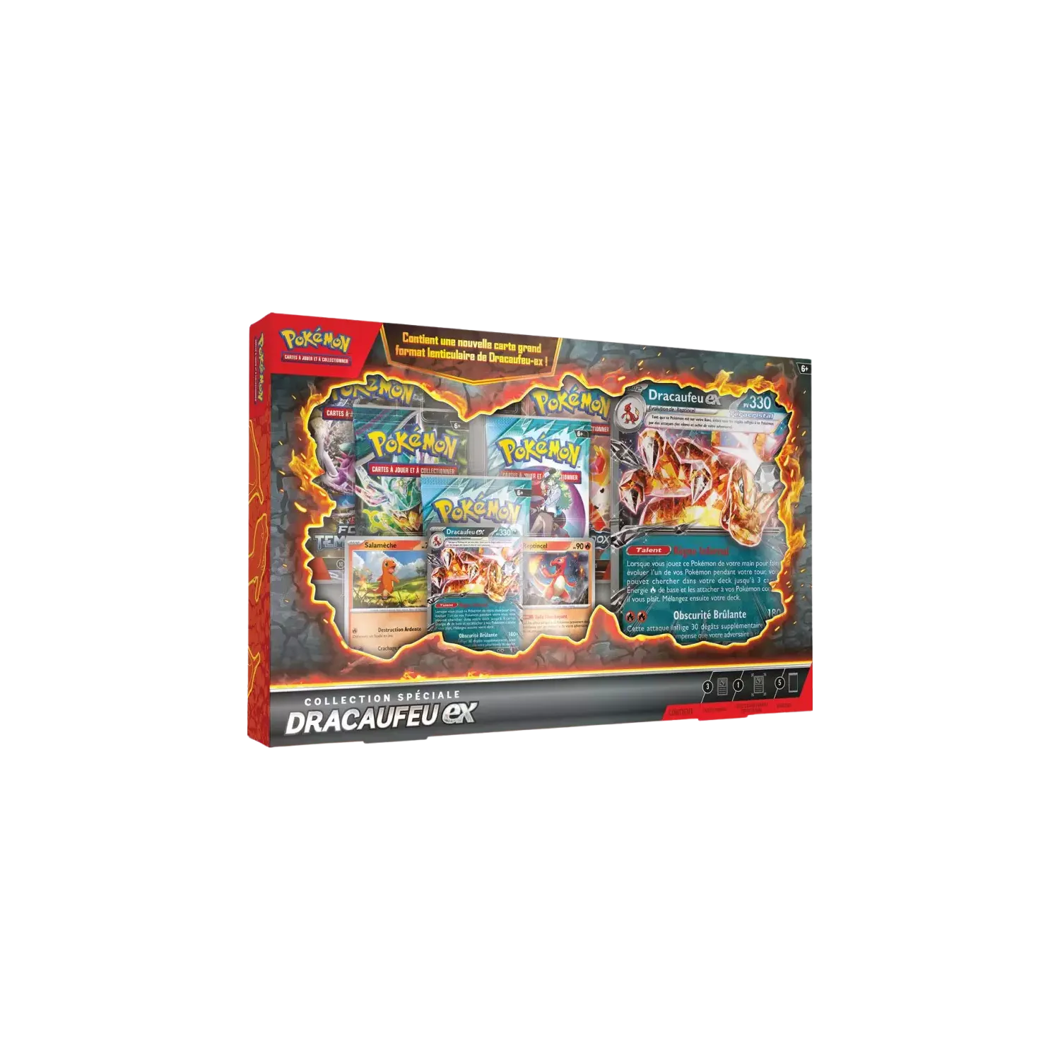 POKEMON • EV09 - Aventures Ensemble • Coffret Spéciale Dracaufeu EX • FR POKEMON • EV09 - Aventures Ensemble • Coffret Spéciale Dracaufeu EX • FR